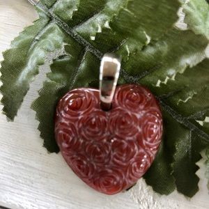 New Carved Heart Gemstone Enhancer